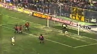 Serie A 1990-1991, day 11 Genoa - Parma 2-1 (Aguilera, Branco, A.Melli)