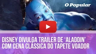 Disney divulga trailer de ‘Aladdin’ com cena clássica do tapete voador; assista