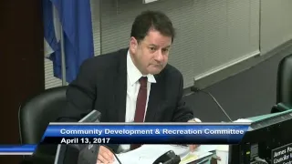 Community Development and Recreation Committee - April 13, 2017