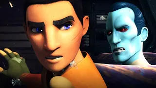 Ezra and Thrawn Disappear Together [4K HDR] - Star Wars: Rebels
