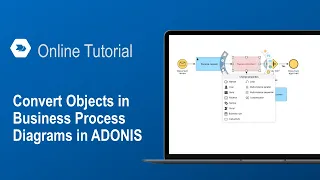 Convert Objects in Business Process Diagrams in ADONIS