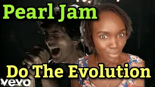 African Girl First Time Hearing Pearl Jam - Do the Evolution | REACTION