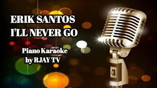 ERIK SANTOS I'LL NEVER GO PIANO KARAOKE - RJAY Tv CHANNEL MO TO V25