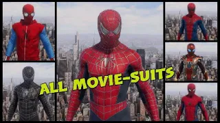 ALL Spider-Man Movie-Suits Transition