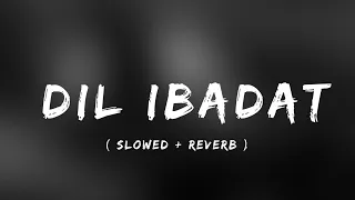 Dil ibadat [ slowed + Reverb ] - kk | pritam| Emraan Hashmi |  Sayeed   Quadri