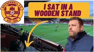 Motherwell: the main stand is made of wood!