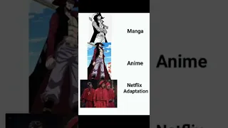 Mihawk x Netflix adaptation be like #shorts #anime