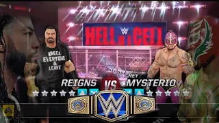 Tribal Cheif Vs Rey Mysterio Hell in a Cell PVV Match 100 % Completed | WWE Mayhem