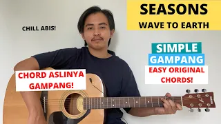 CHORD SIMPLE GAMPANG (Seasons - Wave To Earth) (Tutorial Gitar) VIRAL! Mudah!