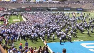 USAFA Cadets Rushing the Stands