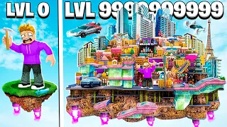 Ik MAAKTE Een LEVEL 999,999,999 STAD In ROBLOX!