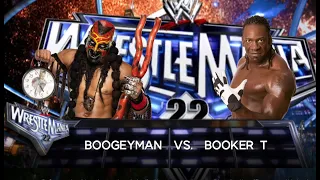 The Boogeyman vs. Booker T & Sharmell: WrestleMania 22 WWE 2K23 4K