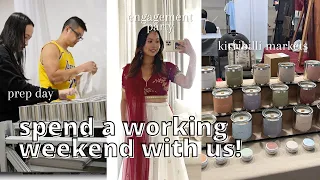 LONG WEEKEND VLOG || kirribilli markets, engagement party and prep day!