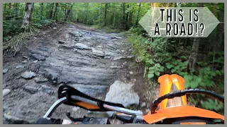 Riding Vermont's CRAZIEST Public Road! - Belvidere Mountain Road