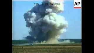 US Air Force tests massive bomb