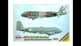 MPM 1/72 Douglas DC2 Rebuilt Bomber, In Box Review