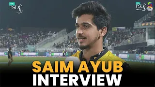 Saim Ayub Interview | Peshawar Zalmi vs Quetta Gladiators | Match 25 | HBL PSL 8 | MI2A