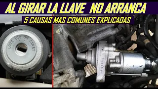 5 Causas que provocan que los autos no arranquen (no funcione el motor de arranque)