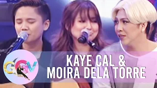 Impromptu 'hugot' songs with Kaye Cal and Moira dela Torre | GGV