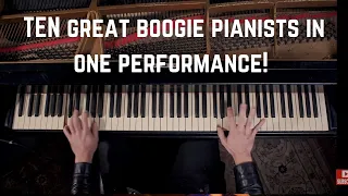 10 Boogie Masters in 10 Minutes - Filmed From Above!