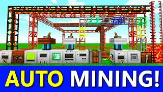 This Mod Lets You AUTOMATE Mining (Never Use a Pickaxe Again!)- BuildCraft 1.12.2