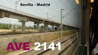 Renfe S100 on the oldest high speed rail in Spain: AVE 2141 ride Sevilla - Madrid