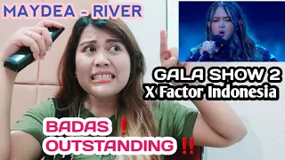 KEREN ❗| VOCAL COACH REACTION | MAYDEA -RIVER | GALA SHOW 2 | X FACTOR INDONESIA |RCTI