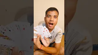 I LEARNED A CARD ♠️♦️ SHUFFLING TRICK       #shorts #ytshorts