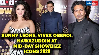 Sunny Leone, Vivek Oberoi, Nawazuddin at Mid-Day Showbiz icons 2020