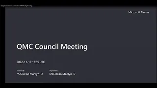 APD Quality Measurement Council - November 17, 2022 Meeting Recording