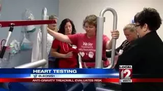 Heart Testing: Anti-gravity treadmill evaluates risk