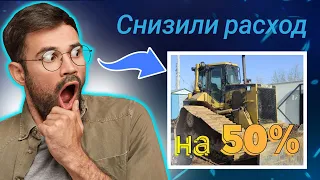 Финальная настройка подачи водорода на бульдозер caterpillar с механической системой впрыска.