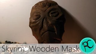 Carving the wooden dragon priest mask