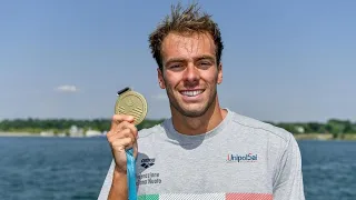 Gregorio Paltrinieri wins gold at the Italian National Championships in the men's 800m freestyle