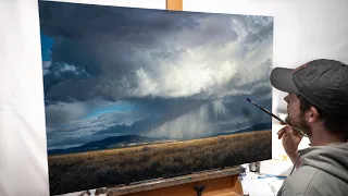 Storm Cloud Painting Time-lapse | "Eternal Reign"