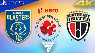 Kerala Blasters VS NorthEast United - Indian Super League 23/24- PS5™ [4K60]