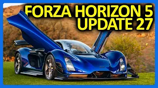 Forza Horizon 5 : 12 New Cars, Widebodies & More!! (FH5 Update 27)