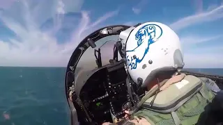 Cockpit View - Jet Launch From USS Theodore Roosevelt