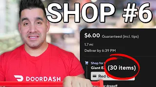 Accepting EVERY DoorDash Shop & Deliver (FULL GOLD Dasher Shift Review)