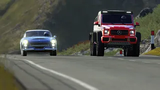 Dodge Zeder Z-250 1955 vs Mercedes-Benz G-Class 6x6 AMG 2013 at Highlands