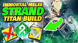 THE ONLY STRAND TITAN BUILD YOU'LL EVER NEED! NEW WORMGOD IMMORTAL MELEE BUILD - DESTINY 2