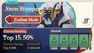 [AFK Journey] Dream Realm: Snow Stomper Endless Mode (Top 15.50%) as F2P