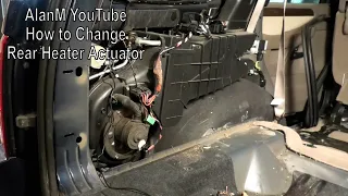 2003 Ford Explorer Rear Heater Repair, and How to Access the Heater Actuators, All Steps Shown