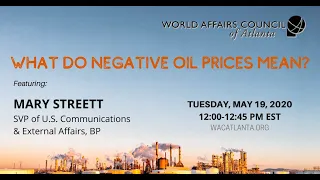 "What Do Negative Oil Prices Mean?", featuring Mary Streett