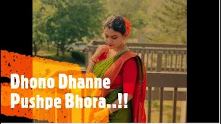 Dhono Dhanne Pushpe Bhora | Sadhinota Dibosh Special | Bengali Song | Dance Cover | Corning, NY