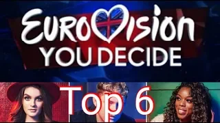 Eurovision 2019: You Decide Top 6 (UK National Final)