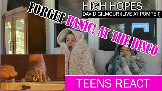 Teens Reaction - High Hopes (Live At Pompeii) - Pink Floyd's David Gilmour