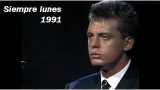 Luis Miguel en el programa "Siempre lunes" TVN 1991