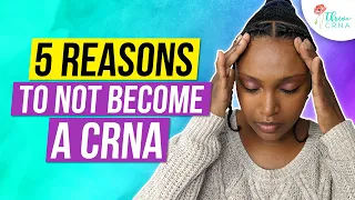 The Reasons To Not Become A CRNA