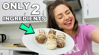 Easy 2 Ingredient Doughnut Holes Timbits At Home Recipe